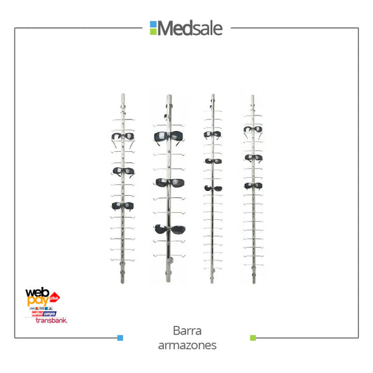 Barra Exhibidora con 16 Espacios
