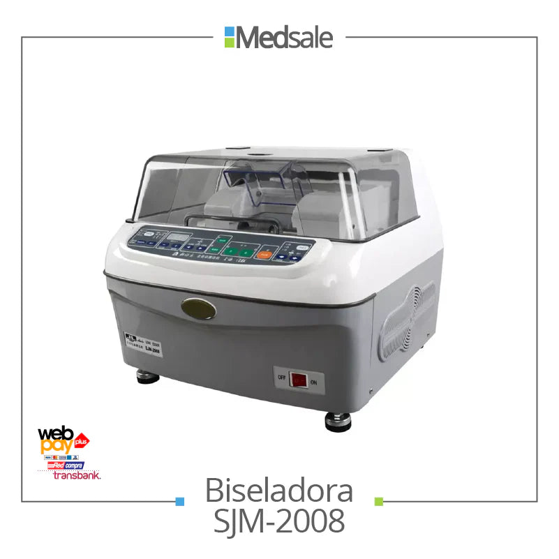 Biseladora Semi Automática SJM-2008 + Perforadora + Centradora