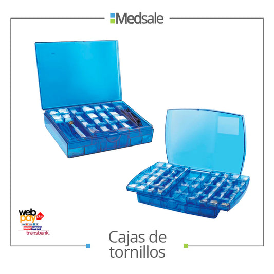 Caja Organizadora y Set de Tornillos y Plaquetas